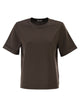 Brunello Cucinelli Cotton Jersey T-Shirt With Shiny Trims