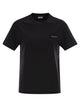 Brunello Cucinelli Cotton Jersey T-Shirt With Shiny Tab