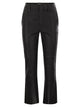 Brunello Cucinelli Stretch Nappa Leather Square Cigarette Trousers With Jewellery