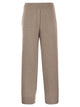 Brunello Cucinelli English Rib Cashmere And Viscose Knit Trousers