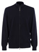 Brunello Cucinelli High-Necked Cashmere Cardigan With Zip