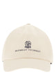 Brunello Cucinelli Baseball Cap In Garment-Dyed Twisted Cotton Gabardine With Embroidered Logo