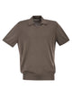 Brunello Cucinelli Cotton Polo Style Sweater