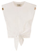 Elisabetta Franchi Jersey T-Shirt With Knot