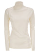Fabiana Filippi Cashmere And Silk Roll-Neck Jumper With An Essential Silhouette