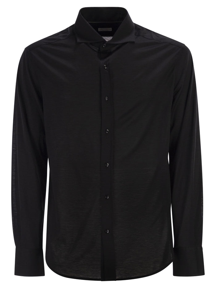 Brunello Cucinelli Silk And Cotton T-Shirt Shirt