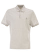 Brunello Cucinelli Cotton Polo Shirt With Printed Logo