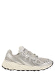 Run Of Leather And Fabric Trainers