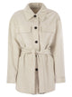 Brunello Cucinelli Corduroy Safari-Style Jacket With Jewellery