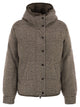 Brunello Cucinelli Reversible Virgin Wool And Silk Down Jacket With Hood