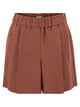 Brunello Cucinelli Baggy Shorts In Fluid Viscose And Linen Twill
