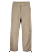 Brunello Cucinelli Cotton And Linen Drill Trousers With Patch Pockets And Drawstring