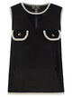 Elisabetta Franchi Sleeveless Mesh Top