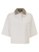 Brunello Cucinelli Interlock Couture Polo Shirt With Sparkling Knitted Collar