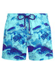 Vilebrequin Stretch Recycled Swim Shorts With Ocean-Inspired Print