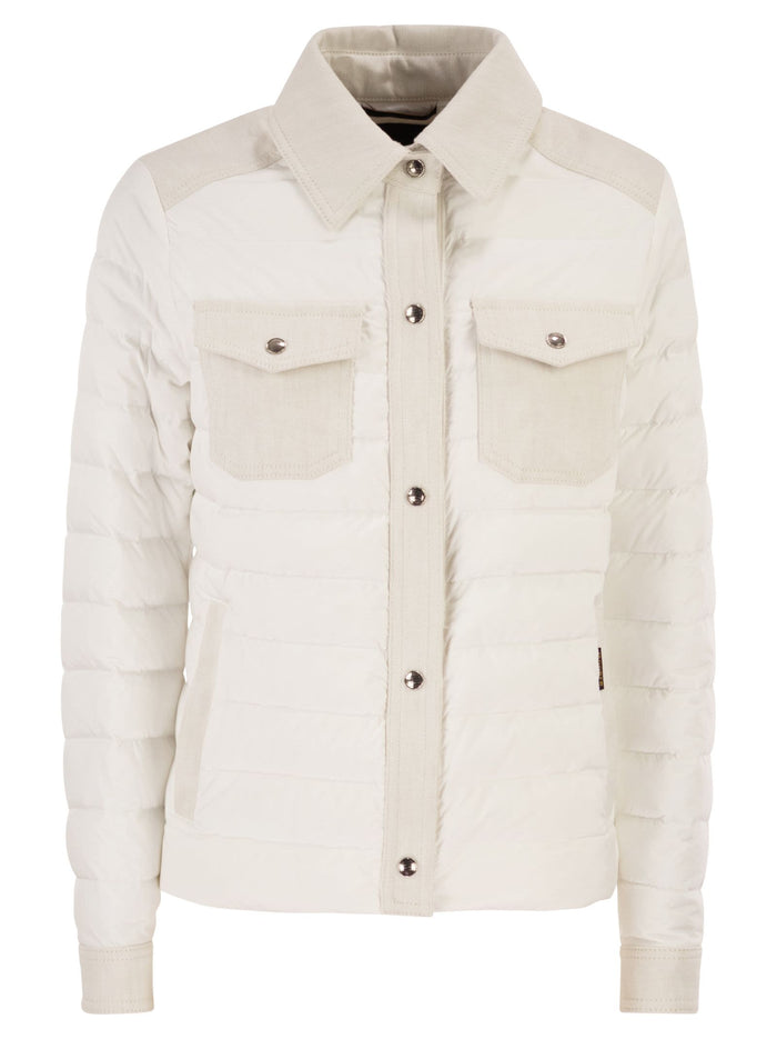 Moorer Esra-24X - Short Shirt-Style Down Jacket