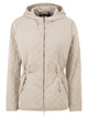 Moorer Quilted Hooded Jacket With Adjustable Waist