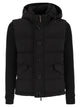 Moorer Foscolo-Knm - Bomber Jacket With Knitted Sleeves