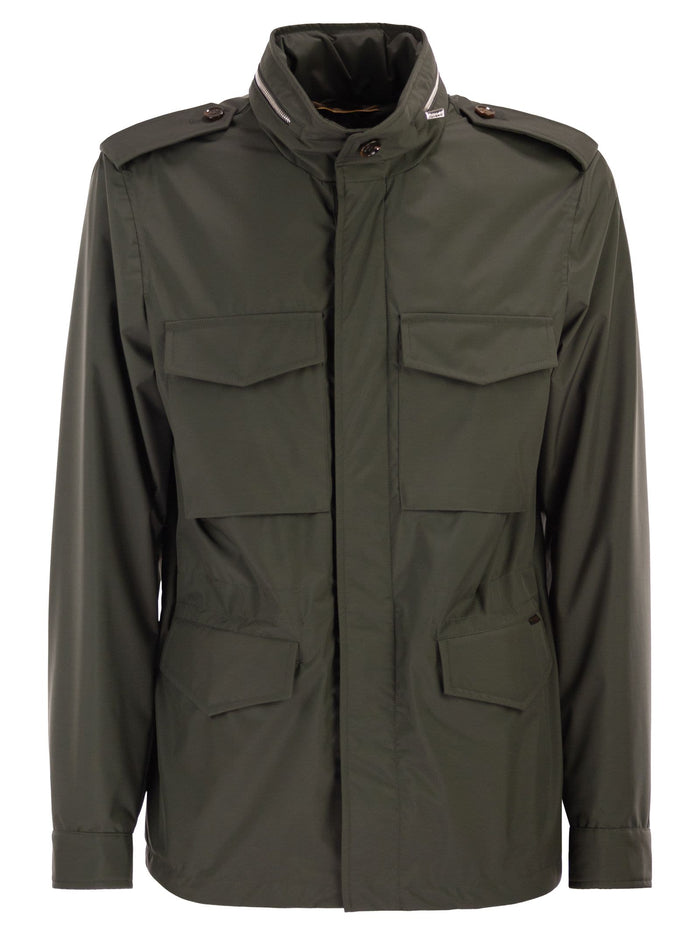 Moorer Denver-Stp - Technical Fabric Safari Jacket