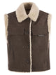 Brunello Cucinelli Sleeveless Shearling Outerwear