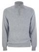 Fedeli Favonio Persia - Cashmere Half-Zip Sweater