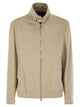 Brunello Cucinelli Virgin Wool Bomber Jacket With Stand Collar