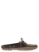 Brunello Cucinelli Suede Sabot Loafers With Jewellery