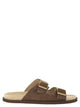 Brunello Cucinelli Urban Slides In Washed Suede