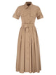 Fay Stretch Cotton Poplin Shirt Dress