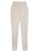 Peserico 500-Stripe Velvet Trousers