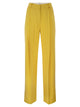 Elisabetta Franchi Lightweight Crepe Trousers With Charm Logo