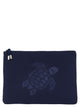 Vilebrequin Flat Pouch With Embossed Turtle Logo