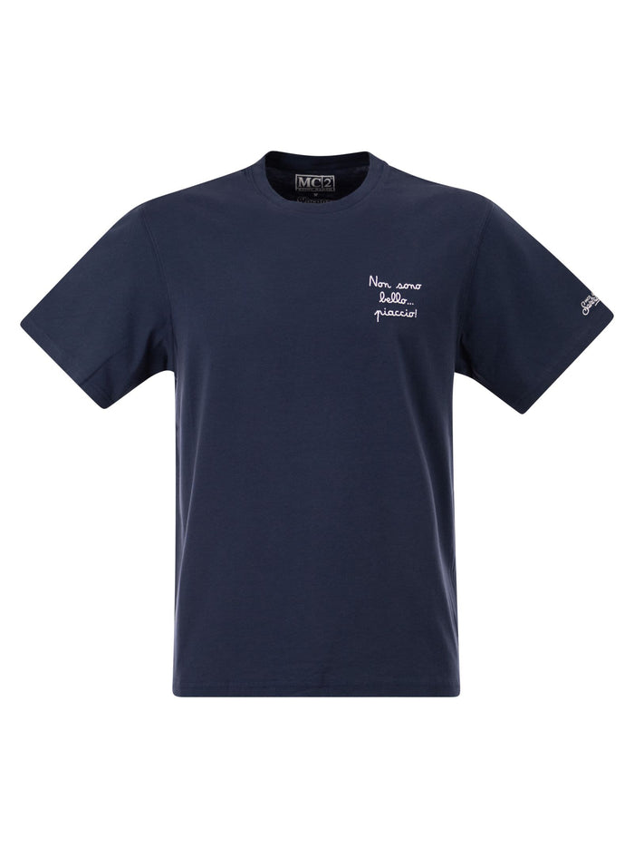 Mc2 Saint Barth T-Shirt With Embroidery On The Chest