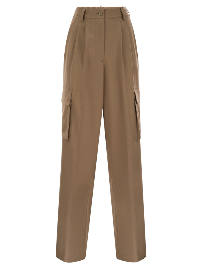 Herno Soft Wool Cargo Pants