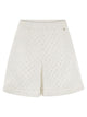 Herno Perforated Shorts With Geometric Shapes