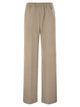 Herno Wide-Leg Flannel-Effect Trousers With Elasticated Waistband
