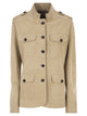 Antonelli Firenze Suede Safari Jacket With Patch Pockets