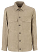 Peserico Lightweight Pure Linen Jacket With Patch Pockets