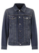 Peserico Cotton Denim Jacket With Vintage Wash And Tailored Details