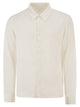 Majestic Stretch Linen Shirt With Front Button Fastening