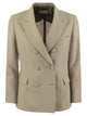 Saulina Anna - Double-Breasted Linen Jacket