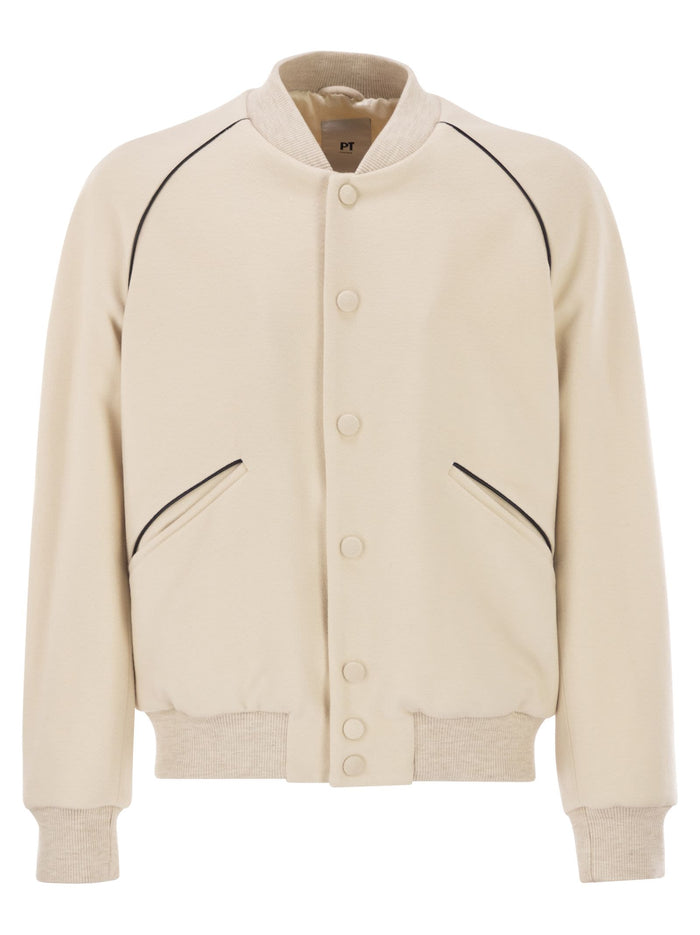 Pt Torino Wool And Cashmere Drap Jacket