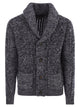 Rakki' Aran - Cardigan With Shawl Neckline