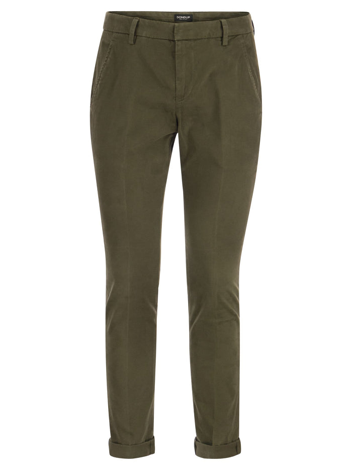 Dondup Gaubert - Slim-Fit Gabardine Trousers