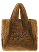 Mc2 Saint Barth Vanity Mini Teddy - Sherpa Handbag With Logo