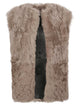 Enes Sleeveless Fur Coat