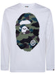 Bape "1St Camo Big Ape Head Ls Tee M" T-Shirt