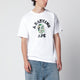 Bape White T-Shirt With Logo Print