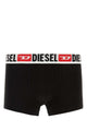 Diesel Jet Black Stretch Cotton Underwear