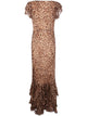 Rixo "Ordinia" Dress Mila Leopard Brown